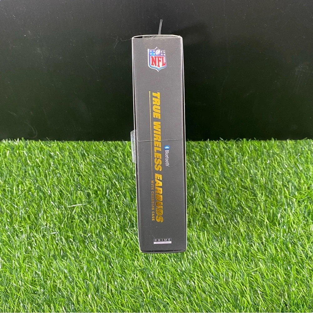 NFL Wireless Earbuds with Charging Case - Blue and Yellow